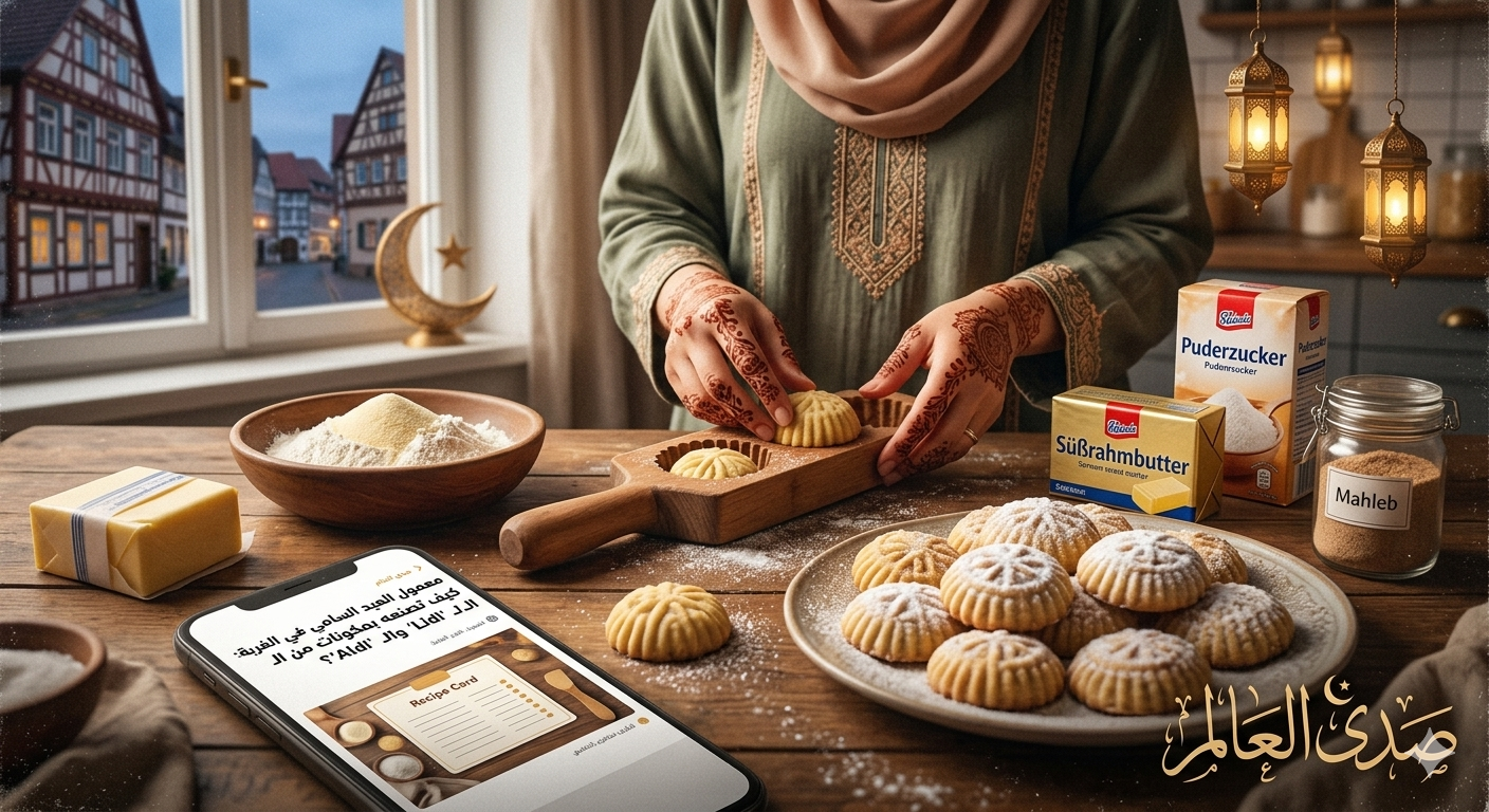 معمول العيد الشامي بمكونات من Lidl و Aldi في ألمانيا - صدى العالم