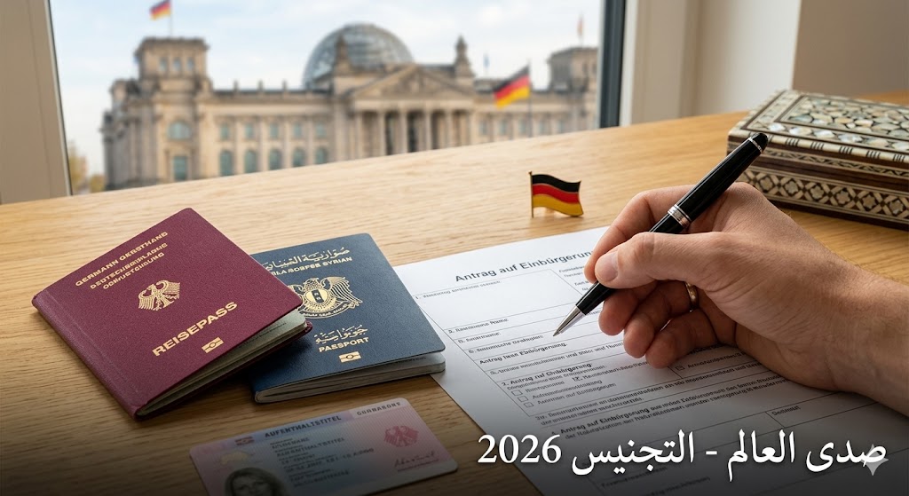 دليل التجنيس في ألمانيا للسوريين 2026: شروط الجنسية المزدوجة وحل عقدة الجواز