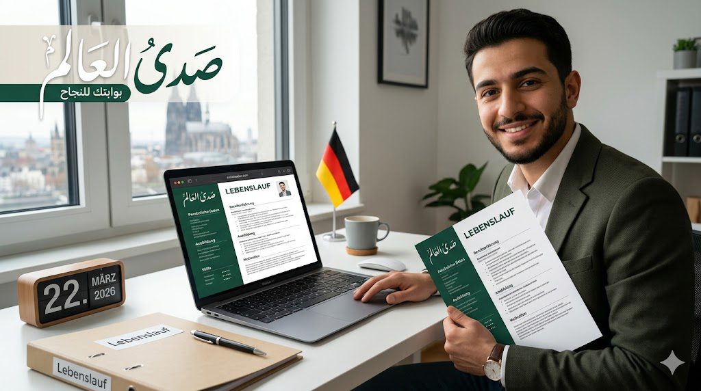 نموذج سيرة ذاتية ألمانية 2026 جاهز للتعبئة Lebenslauf